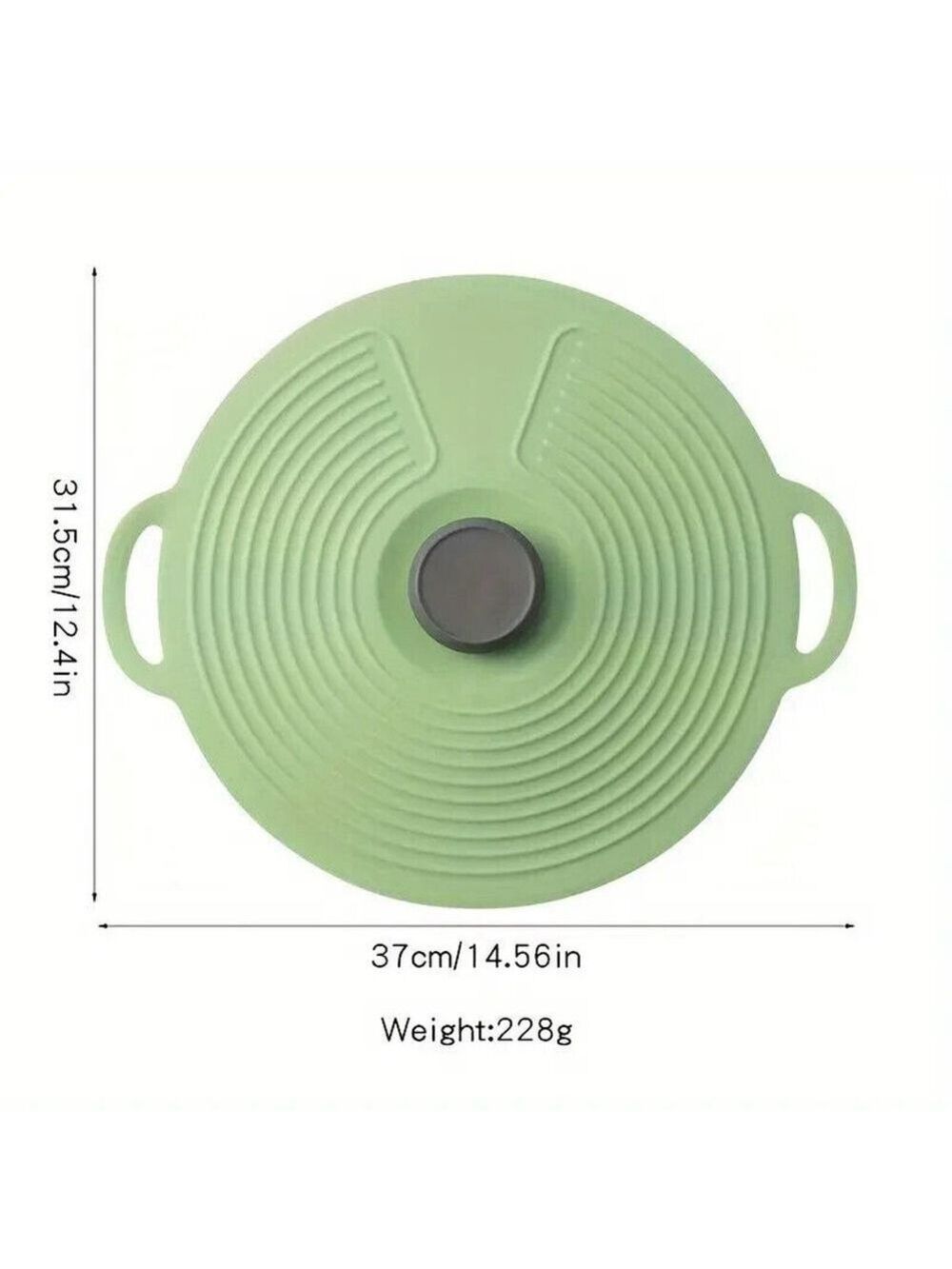 Pan Pot Lid Cover Cookware Boil Over Spill Stopper Food Fresh Keeping Cover
